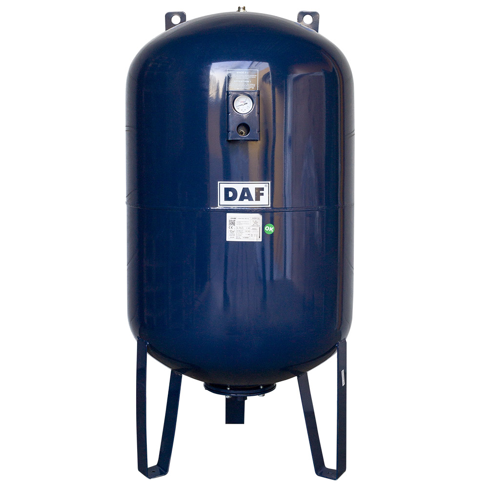 Вертикальный гидроаккумулятор Masdaf TM 1000 л, 10 бар, синий - фото 