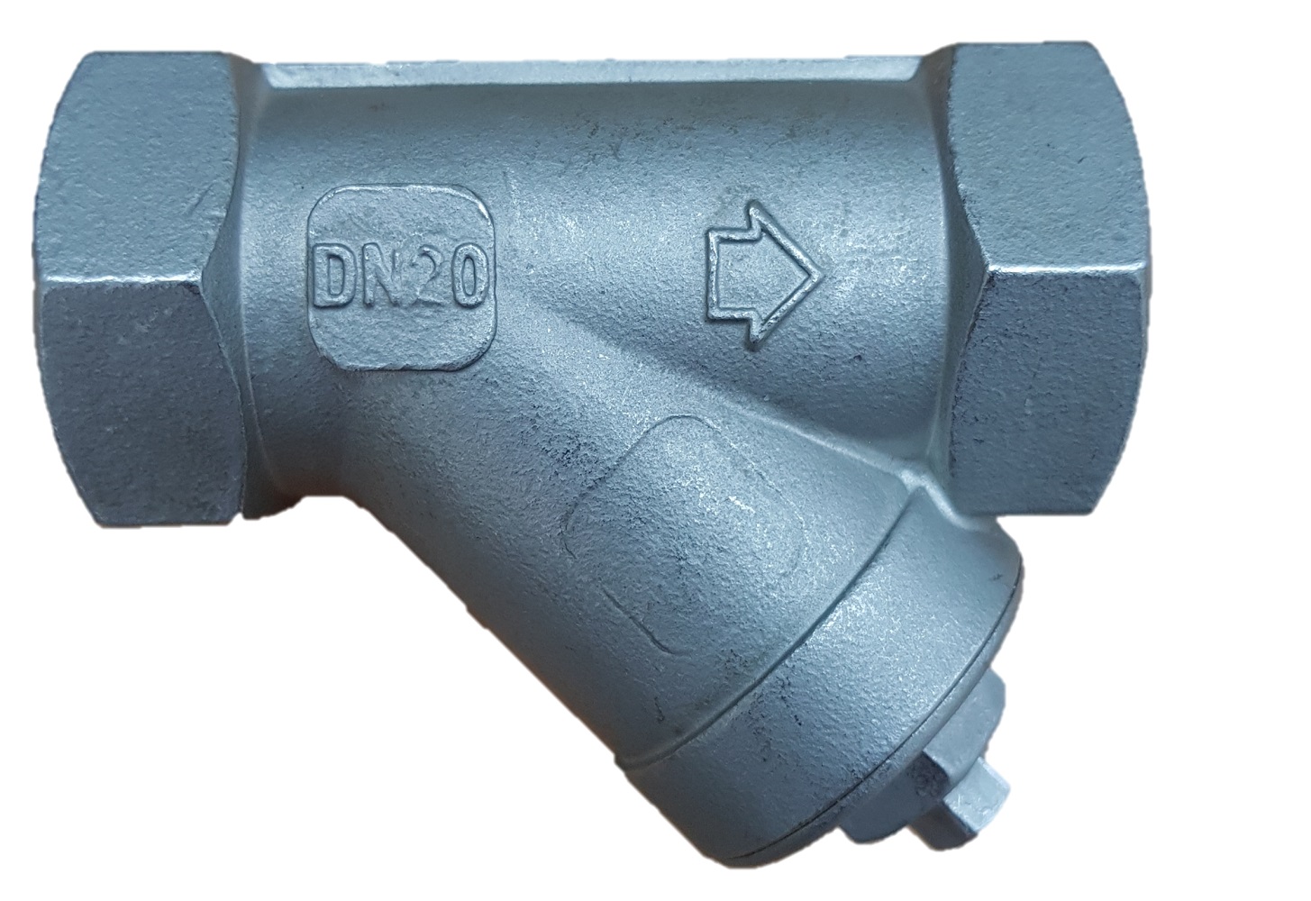 Фильтр сетчатый резьбовой Y666 Ду40 Ру40 резьбовой DN40 PN40 - фото 