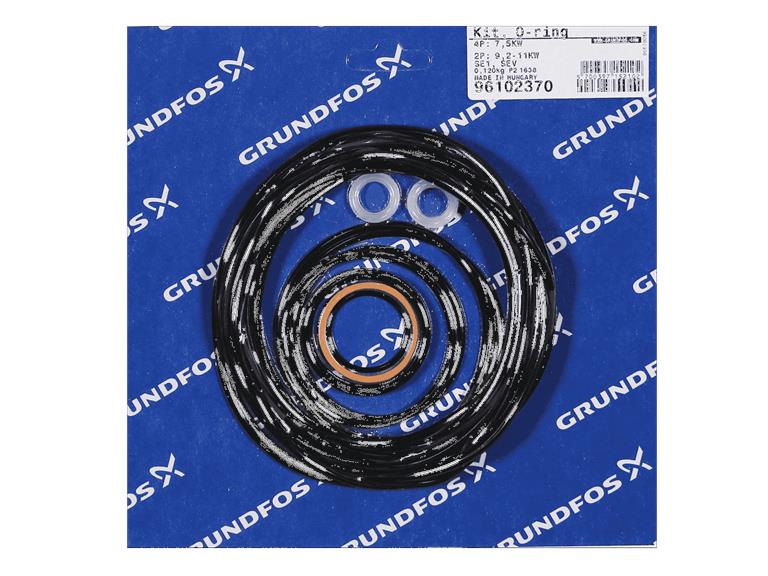 Комплект уплотнительных колец 2P 9,2-11 kW_4P 7,5 kW - фото 