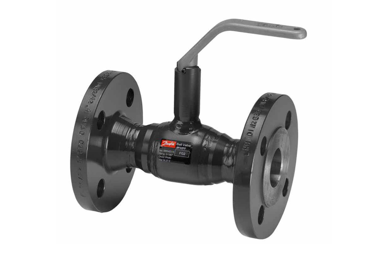 Кран шаровый JIP Standard FF фланцевый DN150, 16 бар с рукояткой - фото 