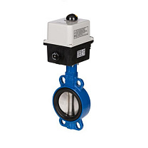 Затвор дисковый SYLAX привод VS100.90B.GP5 DN100 PN16