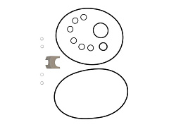 Комплект уплотнений gaskets CR(N)32 1-15 EPDM