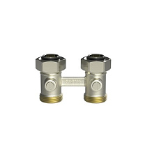 Клапан запорный RLV-KB прямой для нижнего подключения 1/2'' PN10