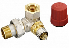 Клапан RTR-N , трехосевая версия, левое исполнение DN15 PN10 kvs 0,90 м3/ч