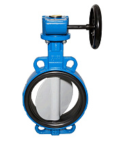 Затвор дисковый SYLAX с резьбовыми проушинами, с редуктором DN40 PN16